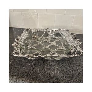 Arthur Court Casserole Dish Holder w/Pyrex Dish